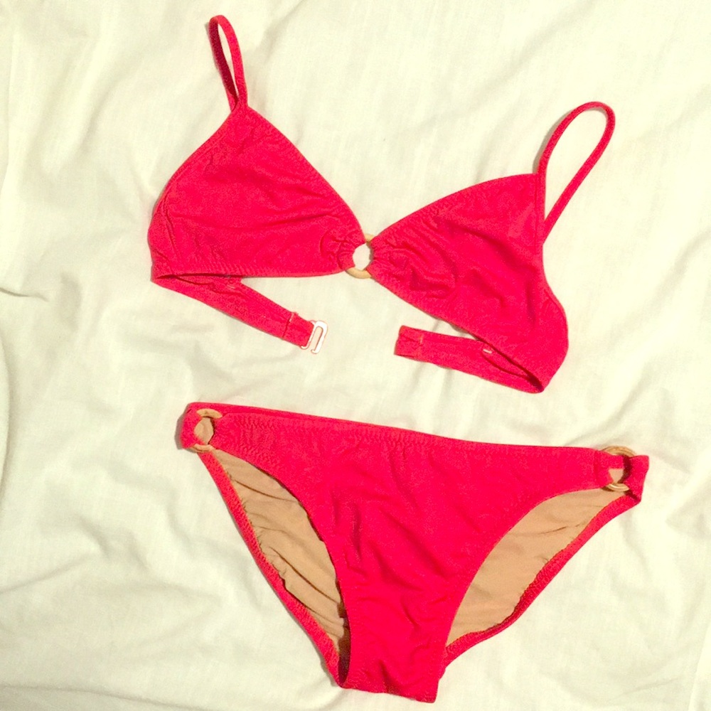 J. CREW BIKINI, small top medium bottom